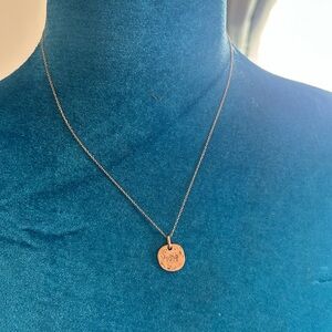 Alchemy by LA Goddess Amulet Necklace | Solid 14k Rose Gold | Fine Jewelry